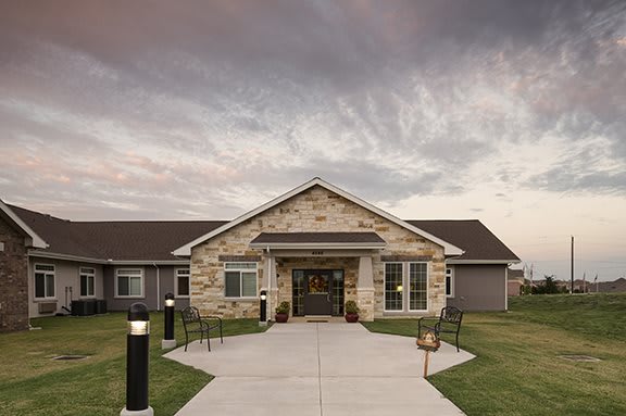 Oxford Glen Memory Care at Sachse community exterior