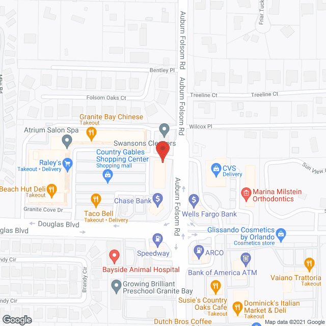 Home Care Assistance of Roseville, CA in google map