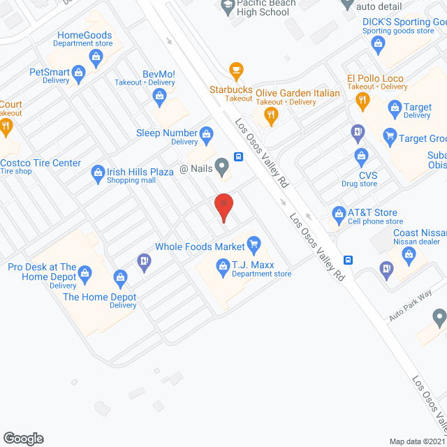 Villagio San Luis Obispo, a CCRC ( Fall '21) in google map