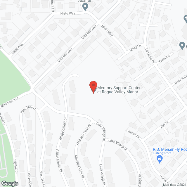 Memory Support Center At Rogue Valley Manor in google map
