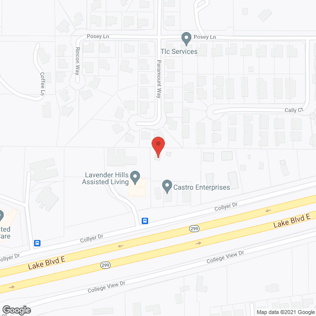 Lavender Hills Assisted Living III in google map