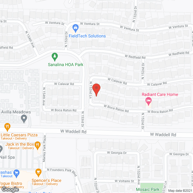 Arizona Adult Care Home in google map