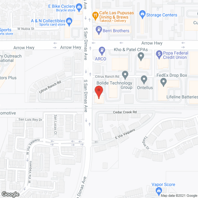 Home Care Assistance of San Dimas in google map