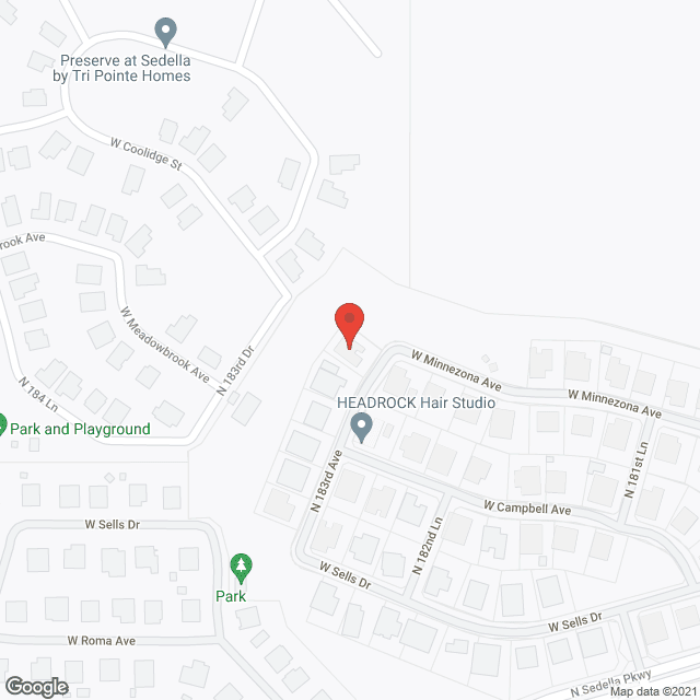 Sedella Assisted Living in google map