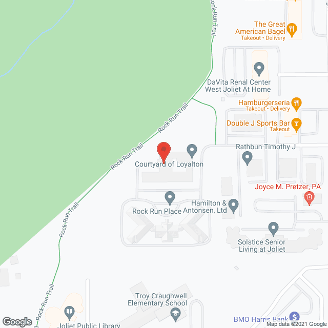 Brookdale Joliet MC (IL) in google map