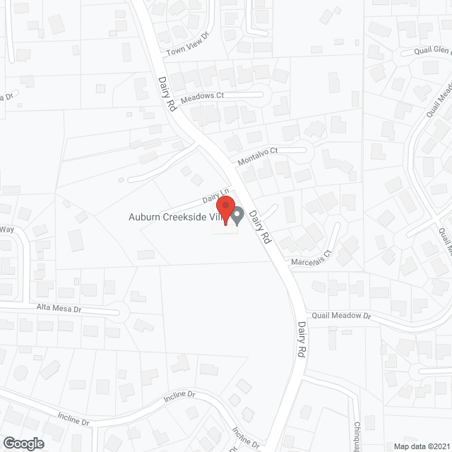 Auburn Creekside Villa in google map