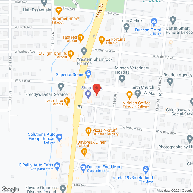 Duncan Community Residence in google map