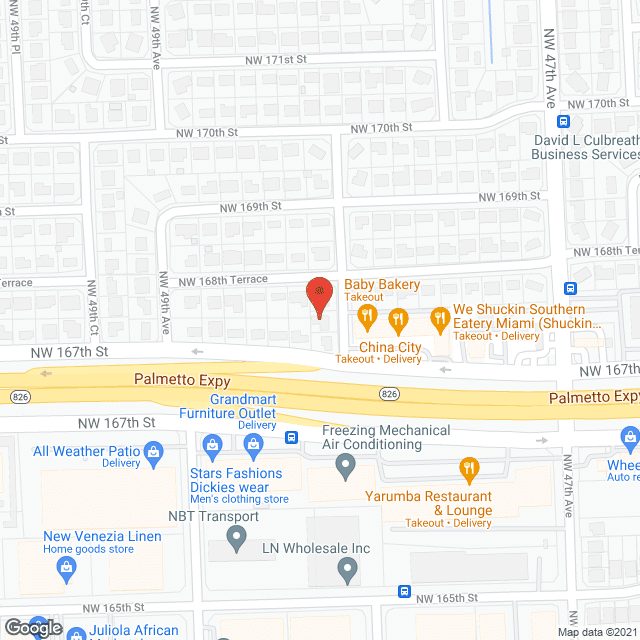 PM Adult Home Care in google map
