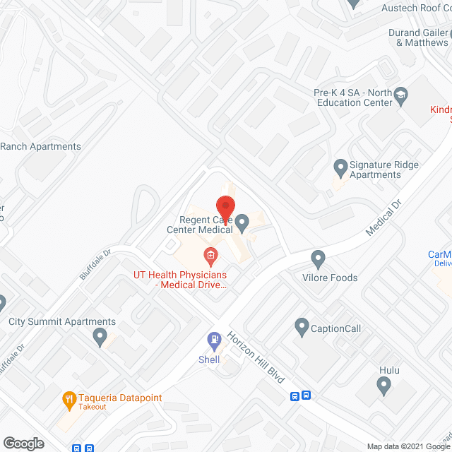 Regent Care Center at Medical Center in google map