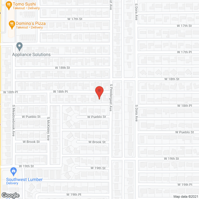 Sweet Care Assisted Living Home in google map