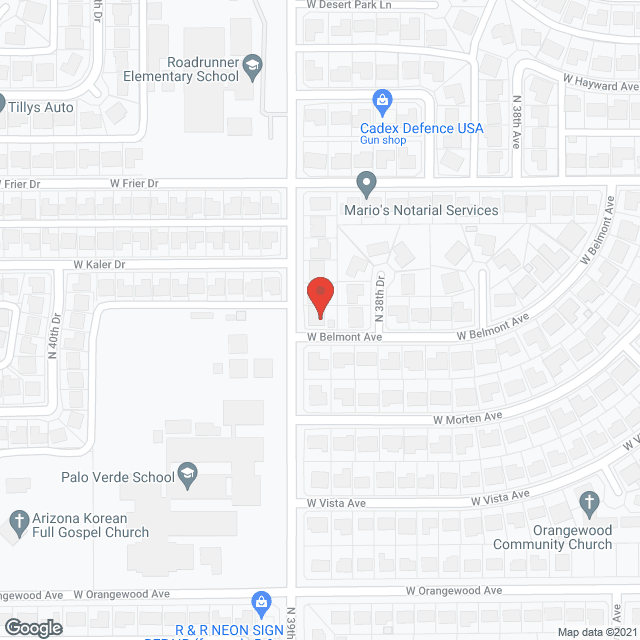 Sun Valley Assisted Living Center for Seniors in google map