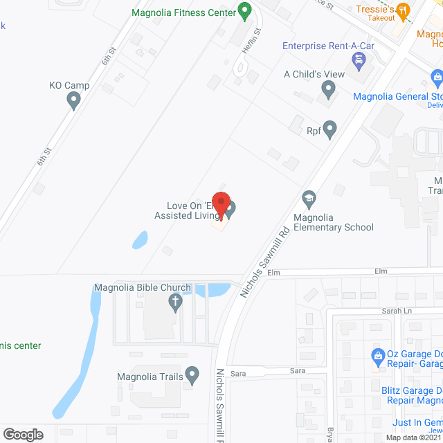 Assisted Living Center of Magnolia Ranch in google map