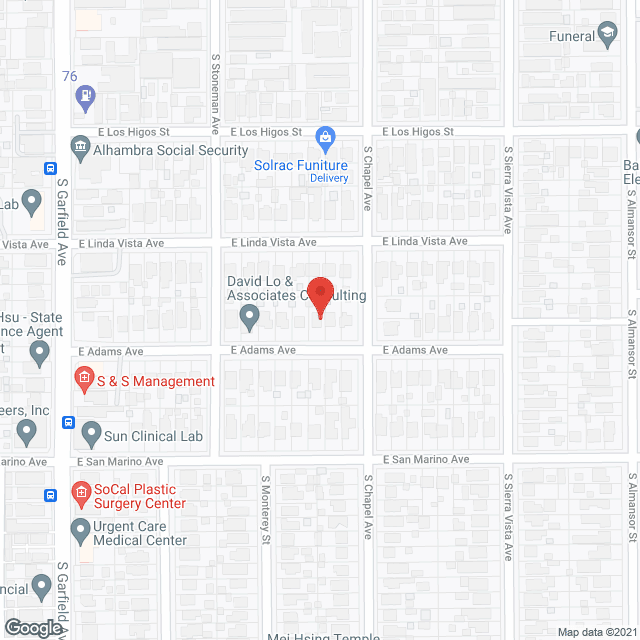 ElderCare Anywhere in google map