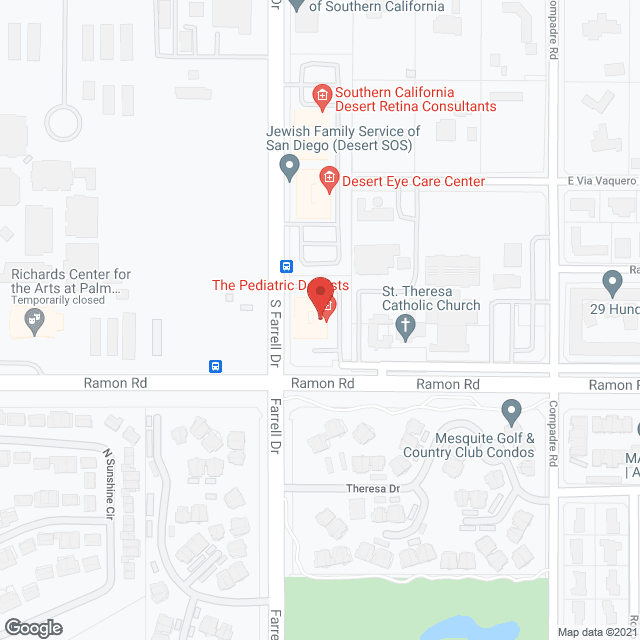 Coachella Valley Health Personnel in google map