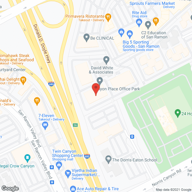 AccentCare - San Ramon in google map
