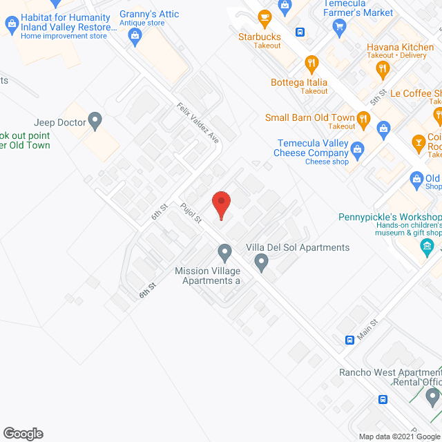 Riverbank Village in google map