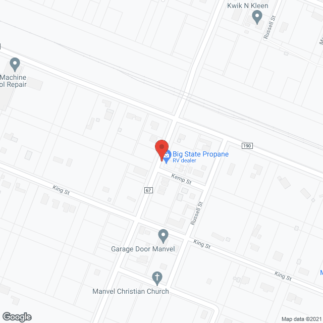 Manvel Assisted Living Facility in google map