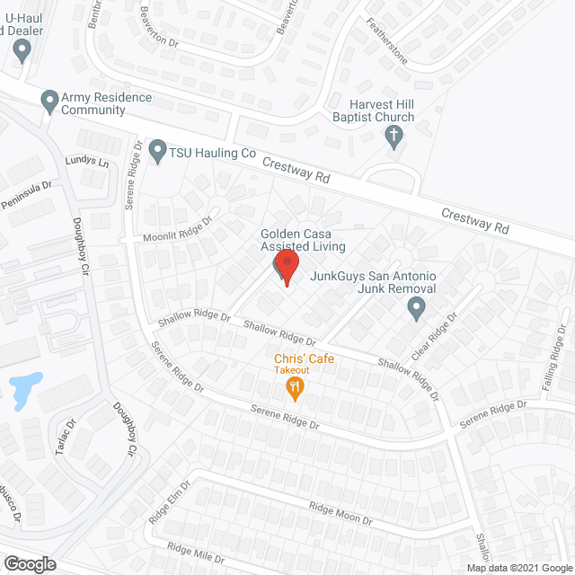 Golden Casa Assisted Living Facility in google map