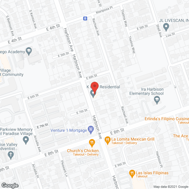 K Care Residential in google map