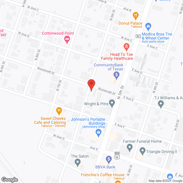 Texas Home Health in google map