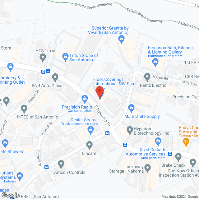 Lulac Health Svc in google map