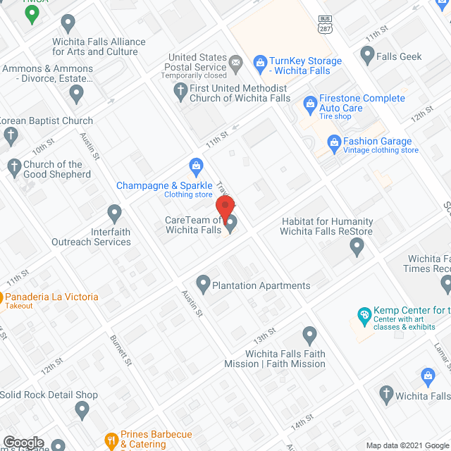 Community Care Svc in google map