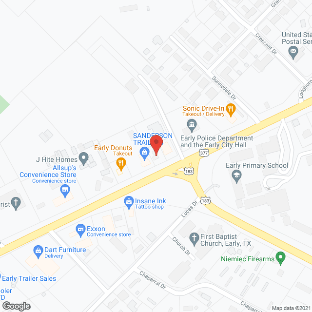 Brownwood Health Care Svc in google map