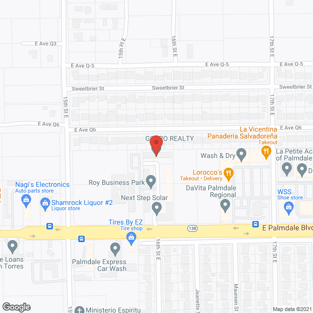 Sunplus Home Care in google map