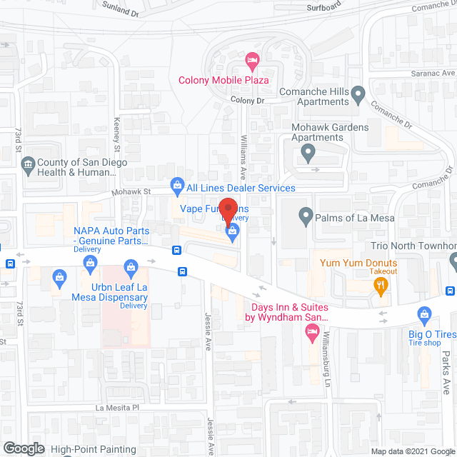 On-Call Home Care in google map