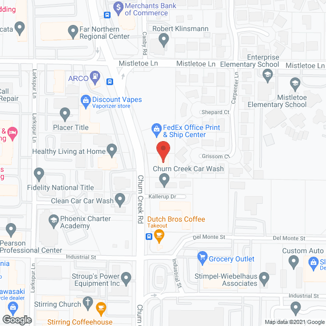 Medical Home Care Professional in google map