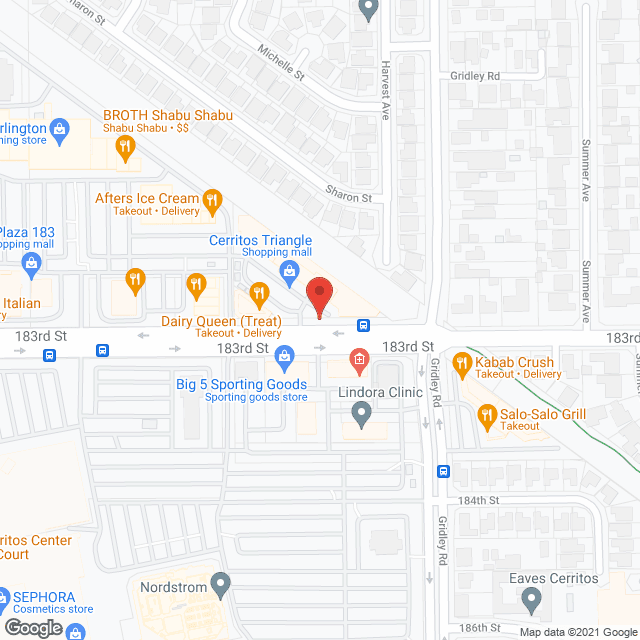 ERG Home Health Providers in google map