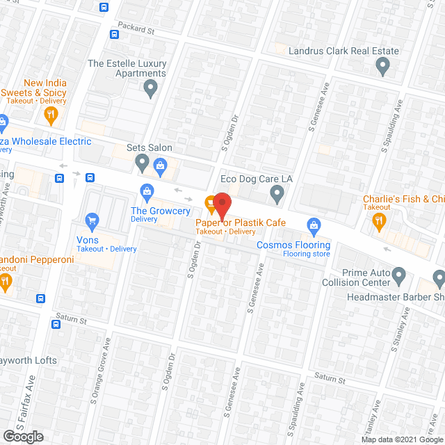 Available Caregiver Svc in google map