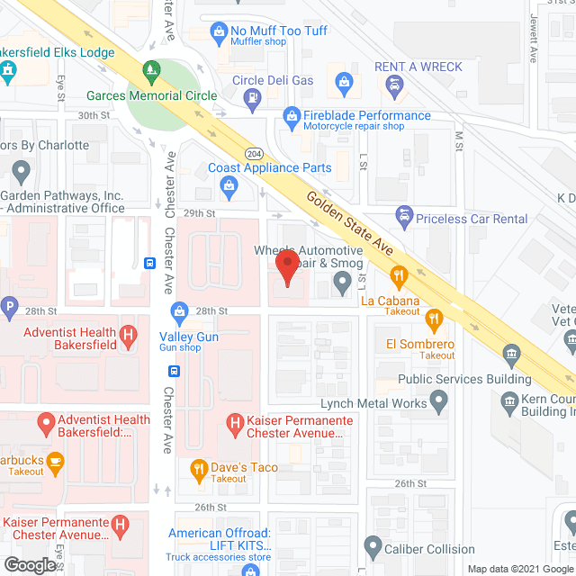 Adventist Health Home Care Services - Bakersfield in google map