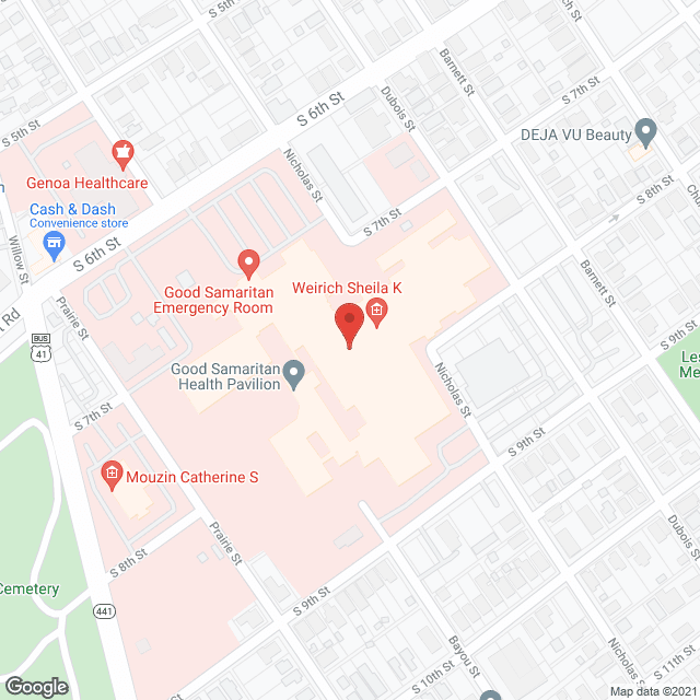 Good Samaritan Hospital in google map