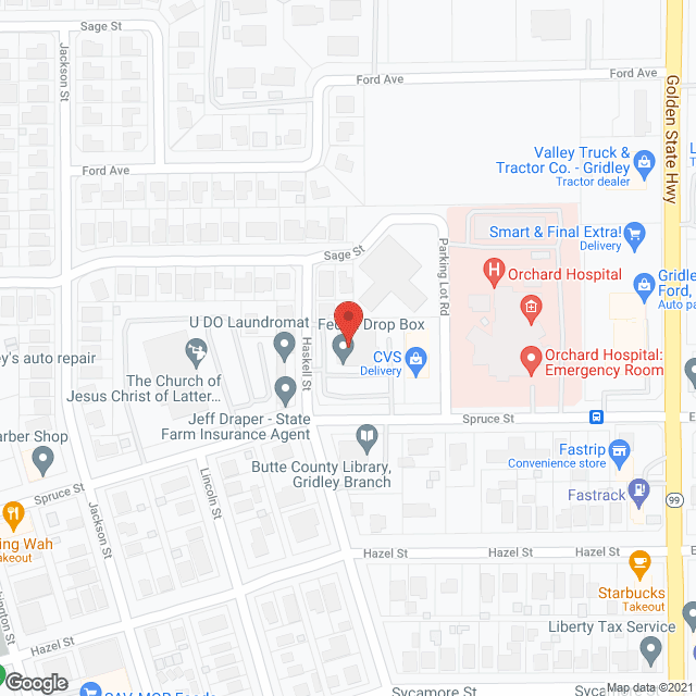 Gridley Family Care Ctr in google map