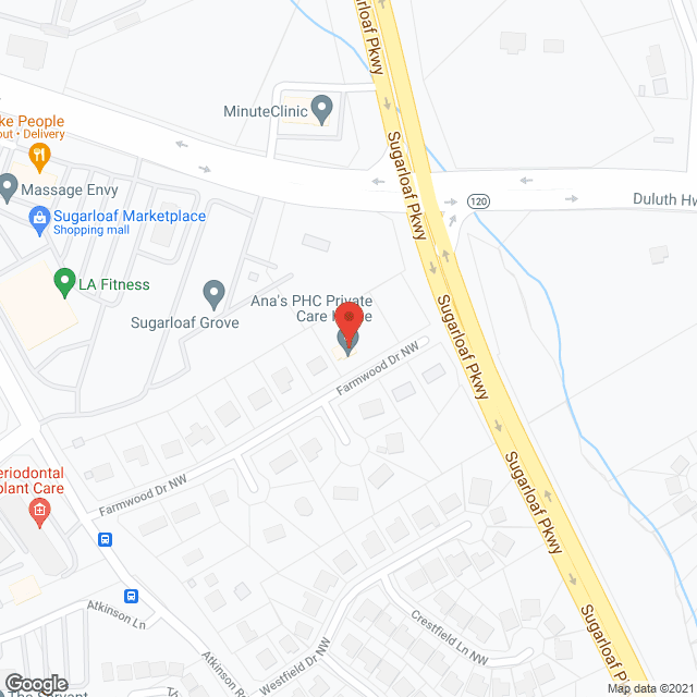 Ana’s Private Home Care in google map