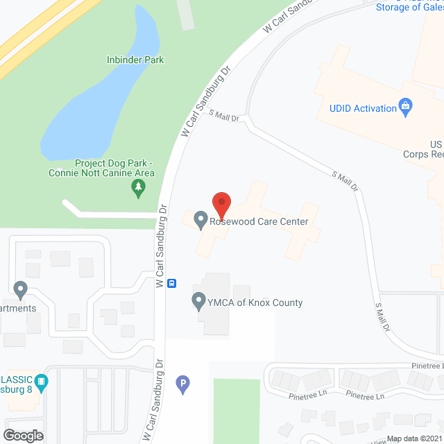 Rosewood Care Ctr in google map