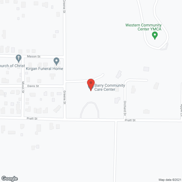 Barry Community Care Ctr in google map