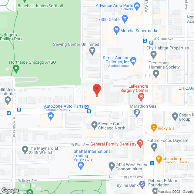 Westwood Nursing Home in google map