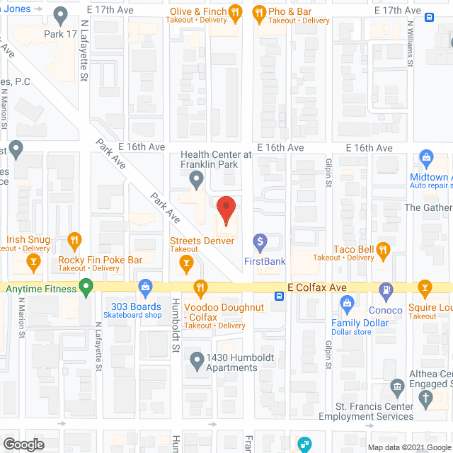 The Residences at Franklin Park in google map