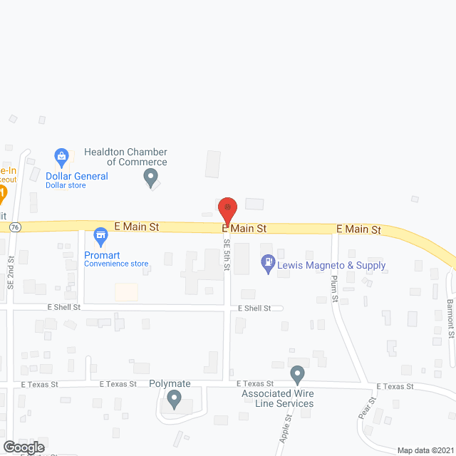 Healdton Nursing Home in google map