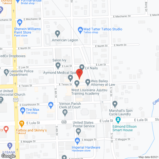 Community Care Ctr-Leesville in google map