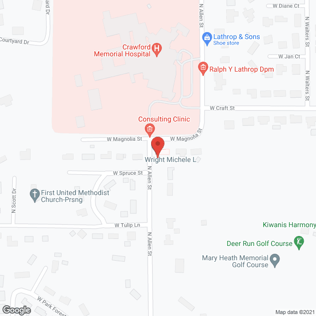 Crawford Memorial Long Term Cr in google map