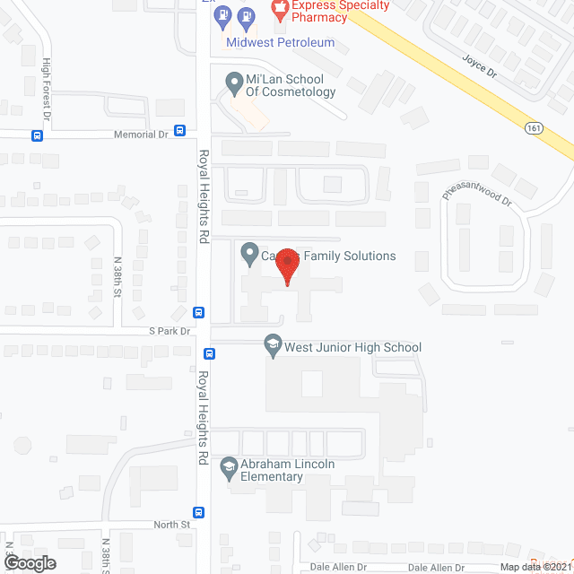 Royal Heights Healthcare Ctr in google map