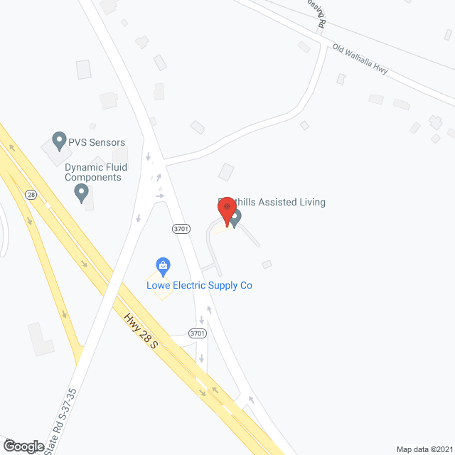 Foothills Assisted Living in google map