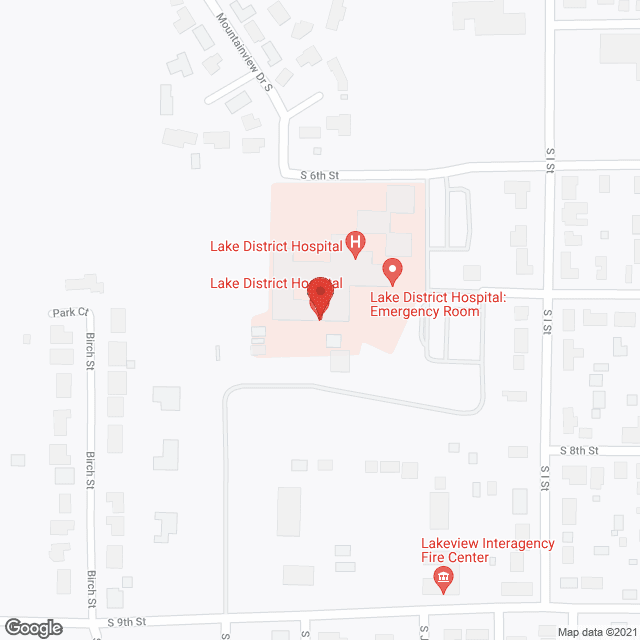 Lake District Hospital & LTC Facility in google map