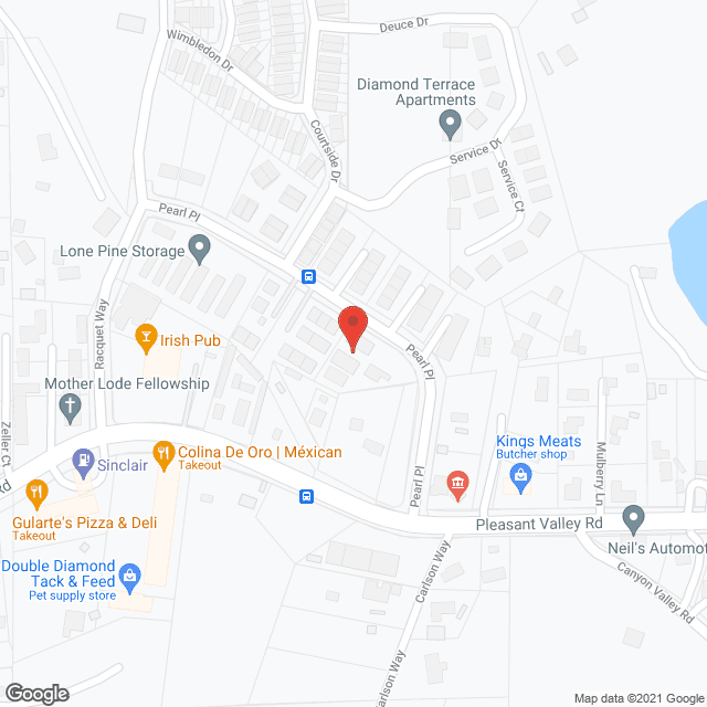 Diamond Springs Apartments in google map