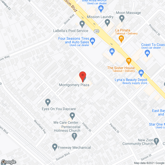 Montgomery Plaza in google map