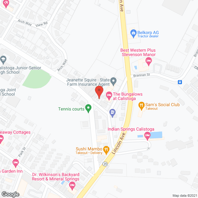 Brannan Inn in google map