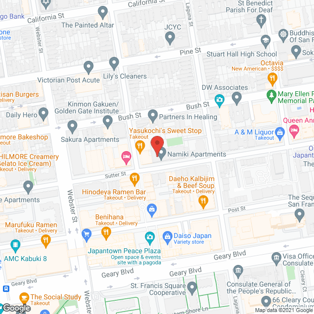 Namiki Apartments in google map